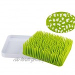 Abtropfgestell für Babyflaschen grünes Gras Premium-Rasen-Abtropfgestell Küchen-Arbeitsplatte Abtropfmatte für Babyflaschen Geschirr und Zubehör