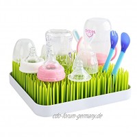 Abtropfgestell für Babyflaschen grünes Gras Premium-Rasen-Abtropfgestell Küchen-Arbeitsplatte Abtropfmatte für Babyflaschen Geschirr und Zubehör