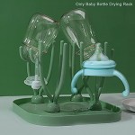 Abtropfgestell für Babyflaschen tragbarer Flaschentrockner Halter für Babyflaschen Nippel Tassen Pumpteile und Zubehör