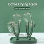 Abtropfgestell für Babyflaschen tragbarer Flaschentrockner Halter für Babyflaschen Nippel Tassen Pumpteile und Zubehör