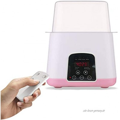Baby Flaschenwärmer Smart Thermostat Baby Speisenwärmer mit Schneller Erwärmung Milch inkl.LED Anzeige undTemperaturregelung Sterilisator für Babyflaschen BPA frei MEHRWEG