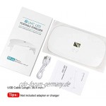BURSUN UV-Sterilisator tragbar für Handys Sterilisator für den Hausgebrauch geeignet für Brillen Sterilisationslampe Android iPhone LED-Display