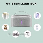 UV Desinfektionsgerät,Tragbarer Reise-Handy-Reiniger UV-Licht-Desinfektionsbox zur Desinfektion,UVC Sterilisator Box für Babyflaschen Handy Zahnbürste und persönliche Gegenstände