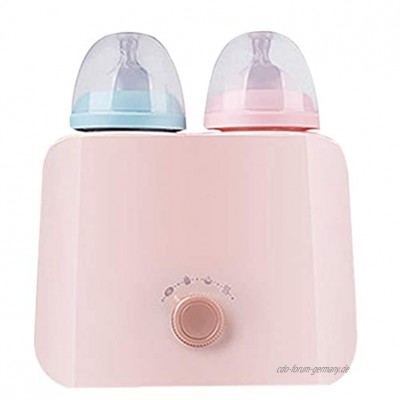 Warme Milch Sterilisator 2-in-1 Double-Layer-Flaschendesign Elektronik Intelligent Thermostat Geeignet for die meisten Marken von Flaschen.Warm Geschenk Kinder
