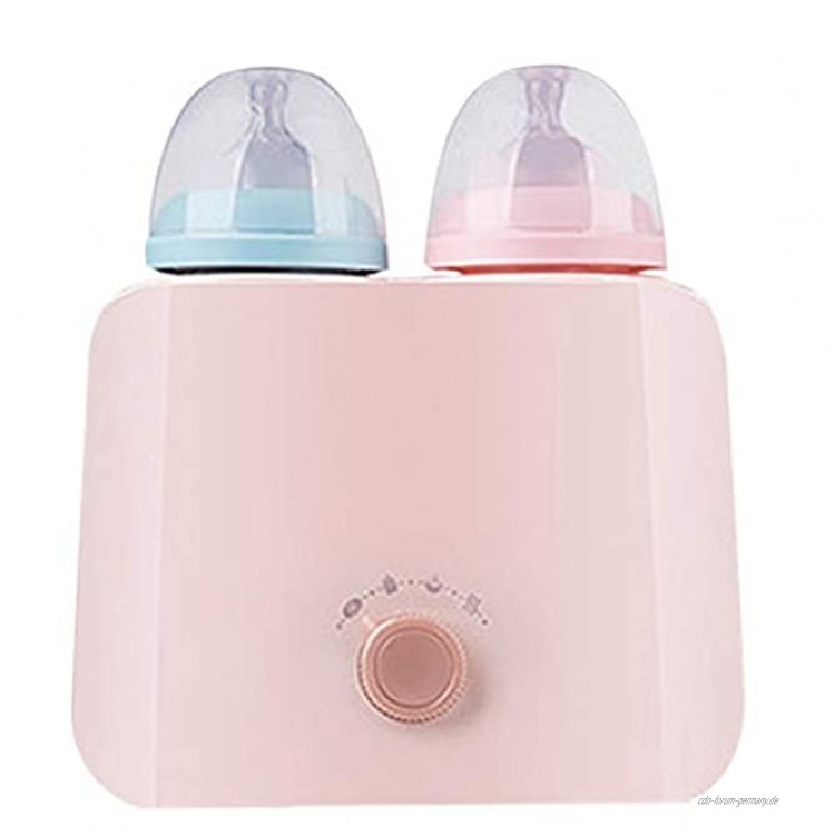 Warme Milch Sterilisator 2-in-1 Double-Layer-Flaschendesign Elektronik Intelligent Thermostat Geeignet for die meisten Marken von Flaschen.Warm Geschenk Kinder