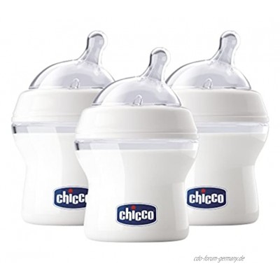 Chicco Natural Feeling Baby-Trinkflasche mit langsamen Sauger 150 ml Flaschen