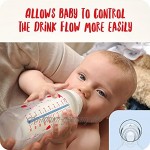 NUK First Choice+ Sauger für Babyflaschen | 6–18 Monate | Durchflusskontrolle | Anti-Kolik-Entlüftung | BPA-frei | 2 Stück