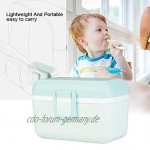 Milchpulver Aufbewahrungsbox Tragbare 1600 ML Baby Säuglingsnahrung Obst Süßigkeiten Kleine Behälter Fall mit Scoop für Reisegreen