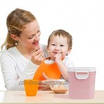 Milchpulver-Spender Baby Milchpulver-Portionierer BPA-frei Milchpulver Aufbewahrung Tragbarer Luftdichter mit Gleichmacher für Infant Kleinkind Kinder-Anzug