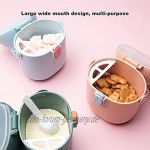 Shichangda Milchpulver-Aufbewahrungsbox-Spender Milchpulver-Aufbewahrungsbox mit Löffel Tragbarer Baby-Snackbehälter Feuchtigkeitsdichte Versiegelung für Milchpulver Obst Lebensmittel Snacks