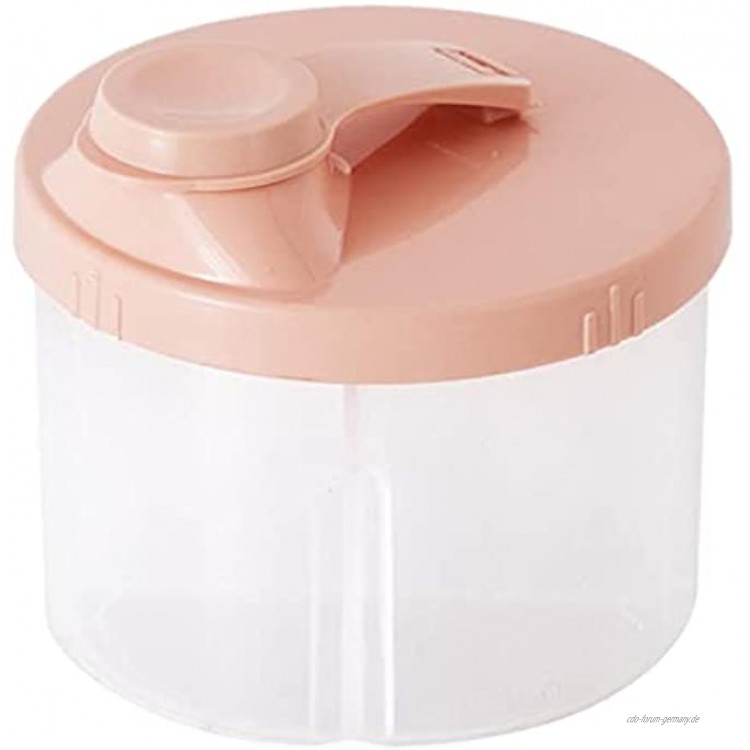 shizuku Milchpulver-Aufbewahrungsbox Puderspender für Babys tragbare Formel Puderbox tragbarer Behälter mit vier Fächern für Lebensmittel Snacks Obst für Reisen Schlafzimmer Outdoor