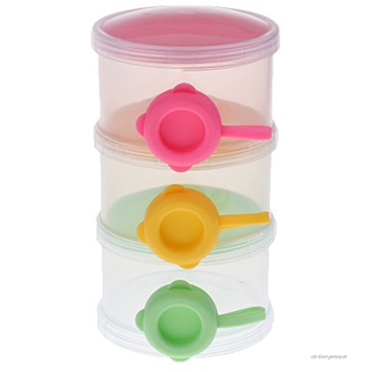 T TOOYFUL Baby Non Spill Milchpulver Spender Und Snack Aufbewahrungsbehälter Set Farbe 1