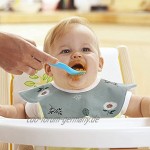 Healifty 5Pcs Baby Bandana Sabbern Lätzchen 360 Drehen Weiche Baby Bib Anti- Fleck Geruch Beständig Wasserdicht Neugeborenen Neck Lätzchen für Drooling Zahnen