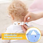 Oladwolf Baby Dreieckstuch 8 Stück Baumwolle Sabberlätzchen bandana baby mit verstellbaren Druckknöpfen saugfähige und weiche Halstuch Baby Lätzchen für Kleinkinder Jungen und Mädchen