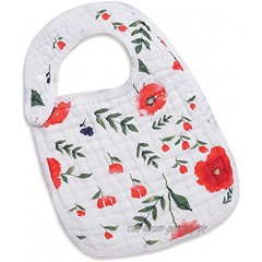 XKMY Baby-Lätzchen Baumwolle für Neugeborene Bandana Baby-Schal Spucktücher Speicheltuch für Kinder Farbe: rote Blumen