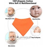 XMYNB Baby Lätzchen Bio-Baumwoll-Baby-Bandana-Slool-Lätzchen Für Jungen Und Mädchen Solide Bunte Baby-Lätzchen Neugeborenes Baby-Burken-Tuch