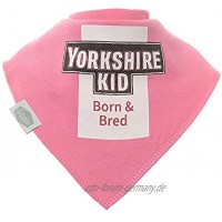 Ziggle Baby Bandana Sabberlätzchen super saugfähig passend für Neugeborene bis Kleinkinder Preisgekrönt Yorkshire Kid Pink