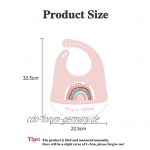 Baby-Silikon-Lätzchen Wasserdicht Waschbar Silikon-Lätzchen Enthält Kein BPA Geeignet Für Babys Kinder Und Kleinkinder S01