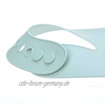 LÄSSIG Silikon-Lätzchen mit Auffangschale Little Chums Mouse blue