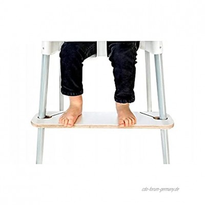 Fußstütze für Kinderhochstuhl kompatibel mit Ikea Antilop Weiß 372504 NEU