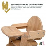 Geuther Hochstuhl Filou UP mitwachsender Hochstuhl für Kinder aus Holz in Natur
