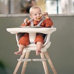 Maxi-Cosi Moa 8-in-1-Hochstuhl Verstellbarer Kinderhochstuhl Mitwachsender hochstuhl Hochstuhl mit tisch Ab ca. 6 Monaten bis zu 5 Jahren 0-22 kg Beyond White weiß