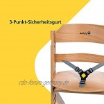 Safety 1st Timba Mitwachsender extragroßer Hochstuhl mit abnehmbarem Tisch Buchenholz