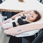 Bezug Stokke Tripp Trapp Newborn Set Farbe Altrosa Einfarbig Waffelpique Öko-Tex 100 Baumwolle Recycelbar Schweißabsorbierend und Weich für Ihr Baby
