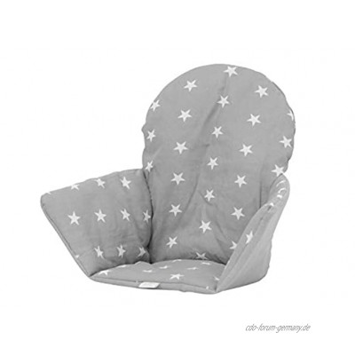 Polini Kids Sitzkissen Sitzeinlage für Ikea Antilop Sterne grau
