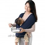 Ergonomische Babytrage 3 in 1 Babytragetuch für Bauchtrage Rückentrage Baby Tragetuch für Neugeborene Kleinkinder weich und atmungsaktiv
