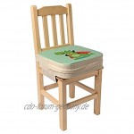 BCOFUI Sitzerhöhung Stuhl Kind Kinder Sitzkissen Abnehmbar Verstellbar Waschbar Baby Sitzerhöhung Stuhl Tragbar Sitzkissen