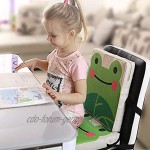 Fablcrew Erhöhung Esszimmerstuhl Sitzerhöhung Kinder Kindersitze Niedlichen Animal Print Kissen Einstellbare Leinen-Pad Kinderaufzugskissen