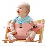 Kinderstuhl Sicherheitsgürtel,Babysitz Stuhl,Hochstuhl Baby,Baby Esszimmerstuhl Sicherheitsgurt Tragbarer Sitz Babystuhl Geschirr Stretch Wrap Baby Füttern Faltbarer Waschbarer Stuhl Sicherheitsgurt