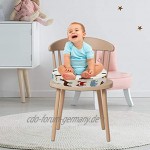 Sitzerhöhung Stuhl Runde Sitzkissen Für Baby Kinder Tragbar Zerlegbar Und Verstellbare Sitzkissen Cartoon Design Sitzkissen Abnehmbar Weich Und Bequem Kindersitzkissen Für Kinder