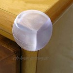 NLZNKZJ 20 Stück Möbel Eck Protector PVCMaterial Transparent Baby und Kindersicherheitsschutz für Zuhause oder Schule Tisch Schreibtisch Schrank