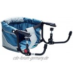 SOAR Tischsitz Babysitz Haken an Booster Stuhl Safe und hohe Last abnehmbares Sitzpolster Color : Blue