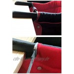 SOAR Tischsitz Babysitz Haken-on Hocker & Behelfssitze bewegliche Faltbare Waschbar Booster & Haken-on-Sitze for zu Hause und unterwegs Last 18kg Color : Red