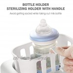 Aktualisierungen 2021 Owlpow Flaschenwärmer Baby Multifunktional Sterilisator für Babyflaschen Babykostwärmer und Warmhaltung mit LCD Bildschirm Weiß