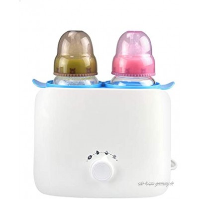 Flaschenwärmer Baby Doppel Flaschen Babykostwärmer & Sterilisator,Genaue Temperaturregelung Konstante Betrieb Passend für alle Babyflaschen
