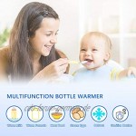 Flaschenwärmer baby Sterilisator für Babyflaschen Babykostwärmer Baby Milchwärmer Kann 2-4 Flaschen gleichzeitig erhitzen mit LCD Display Timer und 5 Zubehör