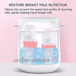 modo Baby-Schnellflaschenwärmer Für Muttermilch Säuglingsnahrung Babyflaschenwärmer Mit Automatischer Abschaltung LCD-Anzeige Genaue Temperaturregelung
