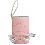 Praktisch und fest USB Babyflaschenwärmer Support Power Bank USB Autoladung MuttermilchwärmerPink