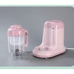 BaoYPP Hersteller von Babynahrung Intelligentes Baby-Ergänzungsgefäß 304 Edelstahl Komplementäres Gefäß Kochen Rührmaschine Feinmischungen Farbe : Pink Size : 25x15x23cm
