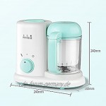 CHENSHJI Küchenmaschine Baby-Lebensmittel-Ergänzungsmaschine Multifunktions-Kochmaschine Elektrischer Elektrischer Mixer-Kochmaschine Farbe : Pink Size : 24x18x24cm