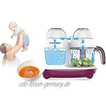 Dfghbn Babynahrungshersteller Babynahrung Ergänzungsmaschine Kochen Und Mischen Babykochungsmaschine Multifunktionsautomatisches Schleifwerkzeug Farbe : Blau Size : 29x16x40cm