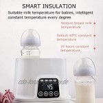 modo Babyflaschenwärmer Doppelflaschen-Dampfgarer Für Gleichmäßig Warme Muttermilch Oder Milchnahrung Echtzeit-LCD-Display Genaue Temperaturregelung Automatische Abschaltung