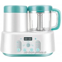 QiHaoHeji Püree Mixer Ergänzende Lebensmittelmaschine Baby-Kochmaschine Multi-Funktion Kochen und Mischen Automatischer Reis-Paste Mühle Farbe : Blau Size : 30x16x25cm
