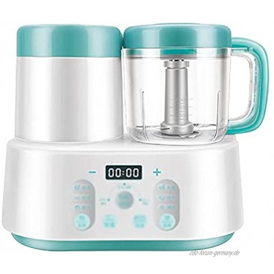 QiHaoHeji Püree Mixer Ergänzende Lebensmittelmaschine Baby-Kochmaschine Multi-Funktion Kochen und Mischen Automatischer Reis-Paste Mühle Farbe : Blau Size : 30x16x25cm