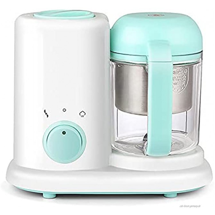 WanuigH Babynahrungszubereiter Baby-Lebensmittel-Ergänzungsmaschine Multifunktions-Kochmaschine Elektrischer Elektrischer Mixer-Kochmaschine Leicht zu Bedienen Farbe : Pink Size : 24x18x24cm