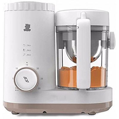 ZXAOYUAN Baby-Lebensmittel-Mixer und Dampfer Chopper Sterilisator & Wärmer für Bio-Lebensmittelkochen Püree- & Wiedererwärmung BPA-freier Küchenmaschine